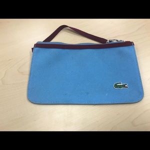 Preowned Lacoste Blue Wristlet